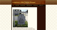 Desktop Screenshot of leightonsoldtownshop.com